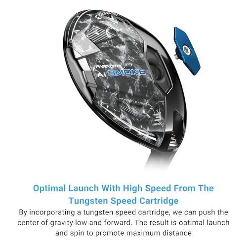 Callaway Paradym Ai Smoke Triple Diamond Fairway Wood - Right Hand, 21°, Tensei CR Blue 60g, Stiff Flex, Black