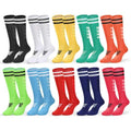 Kids Soccer Knee High Tube Socks 4-8 Years 10 Pairs Colorful Football Athletic Socks for Boys & Girls
