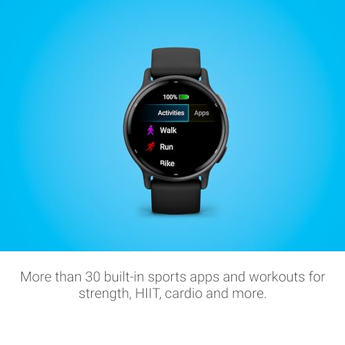 Garmin vívoactive 5 GPS Smartwatch Slate - 42mm Fitness Tracker & Health Monitor