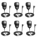 SAMCOM Waterproof Shoulder Mic for Two Way Radios - Large Pack of 6
