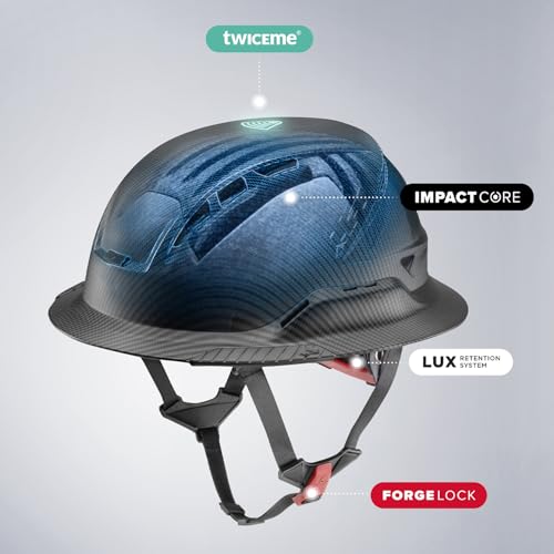 Lift Radix Full Brim Vented or Non-Vented Hard Hat with Emergency ID, Grey
