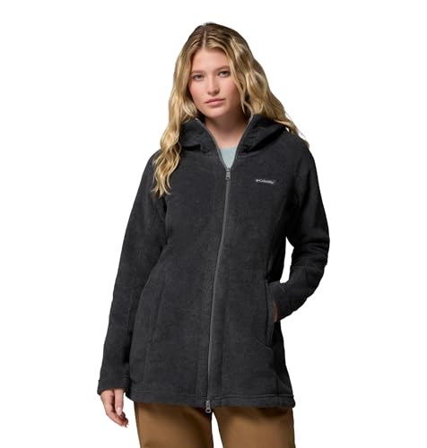 X-Large Columbia Women's Benton Springs II Long Hoodie Charcoal Heather