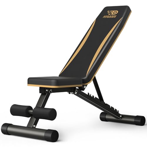 Heavy-Duty Adjustable Foldable Weight Bench for Home Gym - 660 LBS Capacity