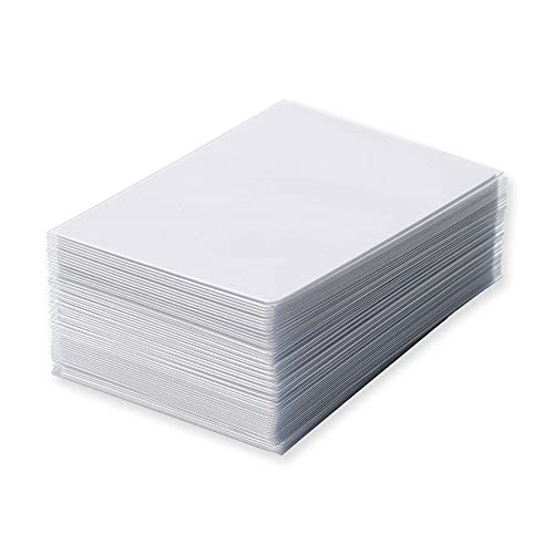 Trading Card Inner Sleeves 100 Pack - Precise Fit for 63x88mm Cards
