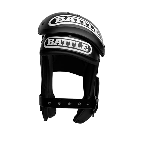 Battle Youth Medium Black Phantom Football Shoulder Pads - Impact Protection
