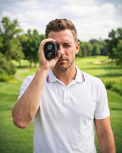 Mossy Oak Golf Rangefinder with Slope Switch 1200Y Long Range & HD View