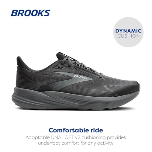Brooks Men's Revel 8 Running Shoes 10.5 Primer Grey/Blackened Pearl