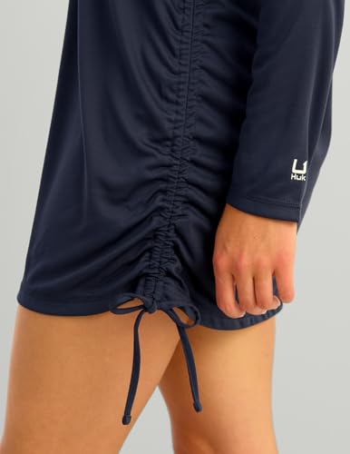 Women’s Performance Fishing Coverup Dress - Navy Medium - Fishing Apparel