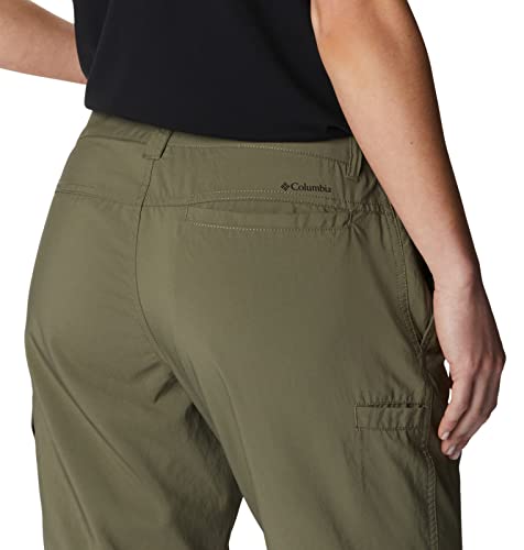 Columbia Women's Silver Ridge Convertible Pants 16 Long Stone Green