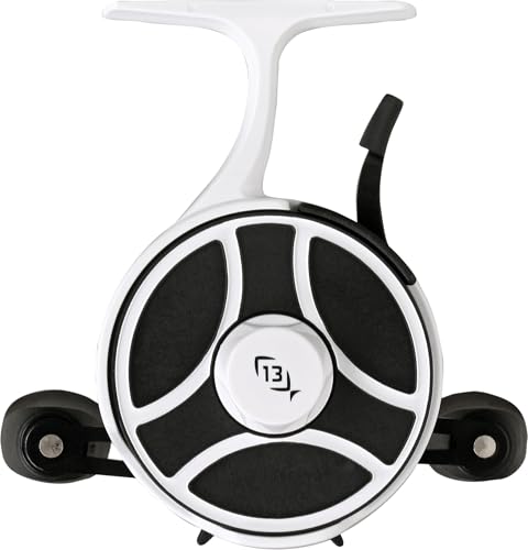 Inline Ice Fishing Reel - Left Hand Retrieve, Freefall Ghost System