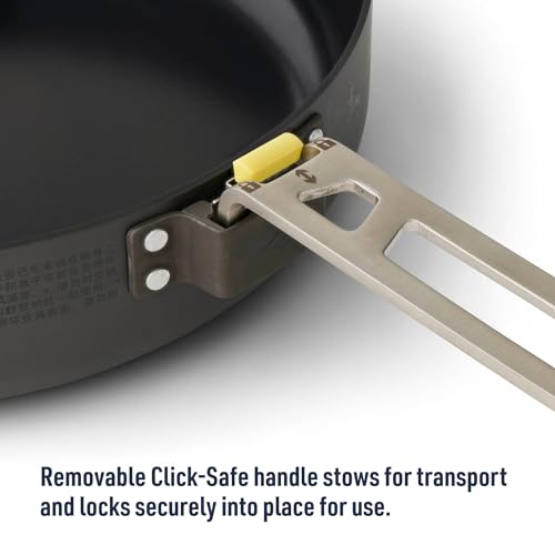 Ultralight Camping Cookware Pan 8 Inch Non-Stick for Hiking & Backpacking