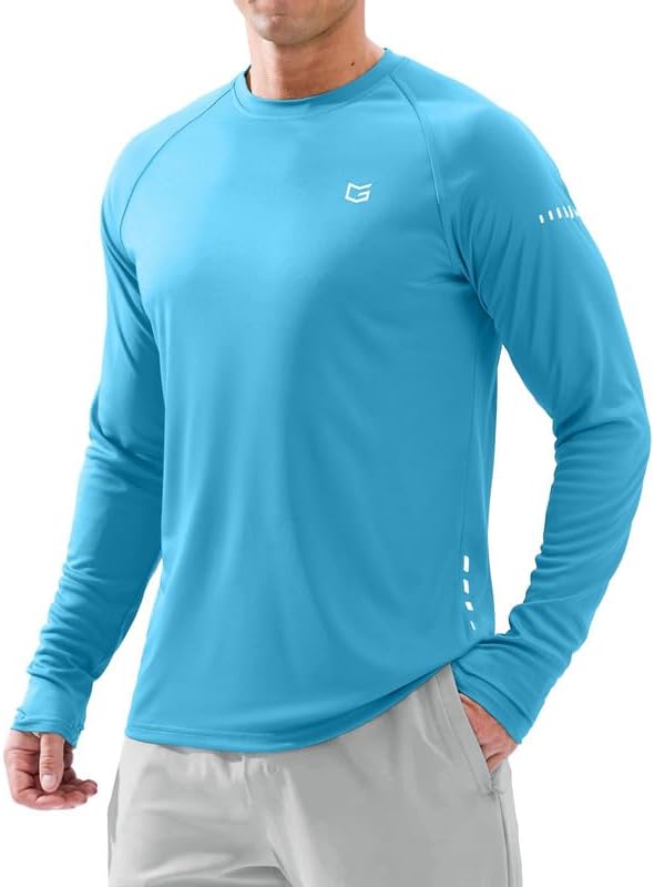 Skiennix Men's Sun Protection Long Sleeve Shirt - UPF 50+ UV Blocker for Outdoor Activities