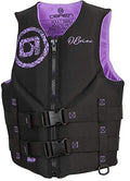 O'Brien Women's Eco-Friendly Biotite Neoprene Life Jacket Purple X-Small