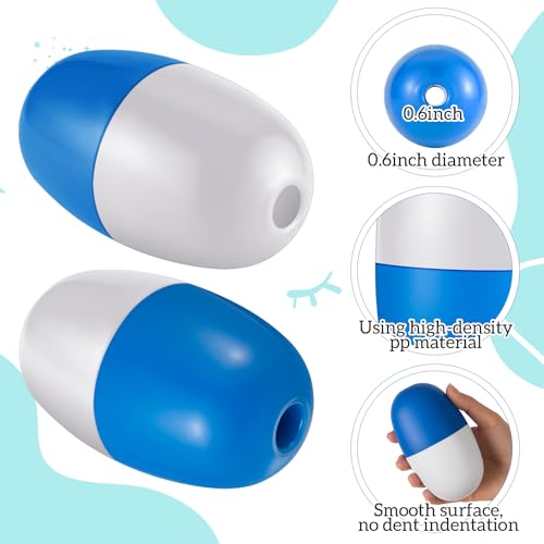 Blue and White Crab Trap Floats - Anchor Buoy Set of 4