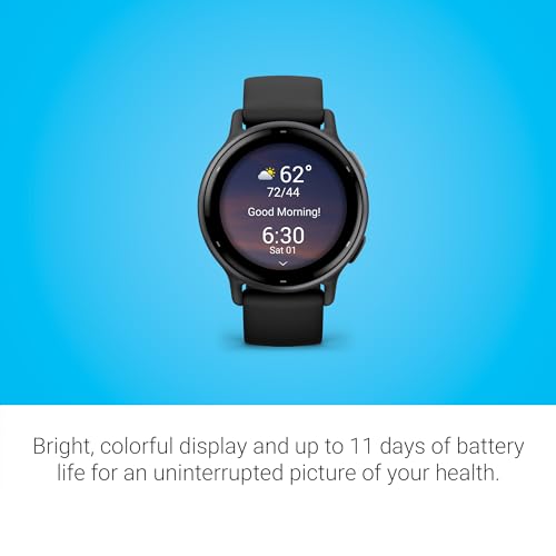 Garmin vívoactive 5 GPS Smartwatch Slate - 42mm Fitness Tracker & Health Monitor