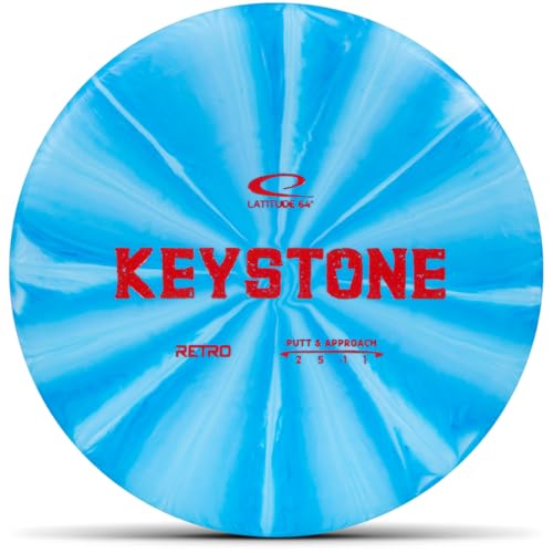 Latitude 64 Retro Burst Disc Golf Set 6-Pack - Beginner Friendly, Includes Keystone, Fuse, River & More