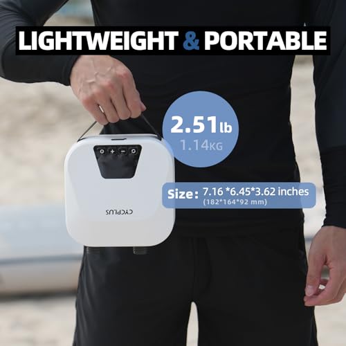 CYCPLUS Smart SUP Air Pump White, 20 PSI, 38.48Wh Battery, Inflation & Deflation