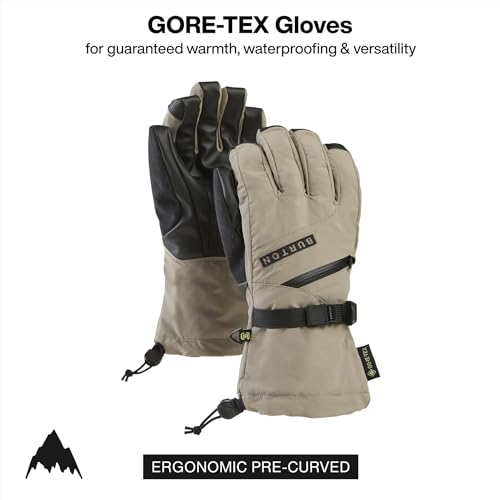 Summit Taupe Women's Gore-TEX Insulated Snowboard Gloves - Waterproof, Touch Screen, Removable Liner, Medium