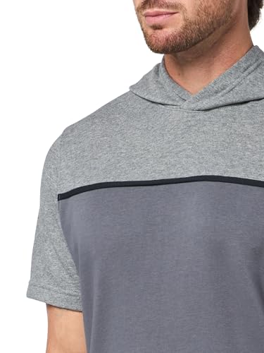 Under Armour Men's Utility Short Sleeve Hoodie XL Castlerock Black