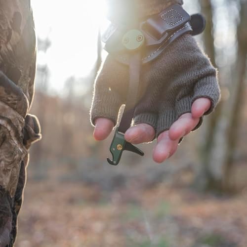 Stan SoleX Clicker WebConnect Archery Release - Open Hook Trigger, Adjustable Tension & Length