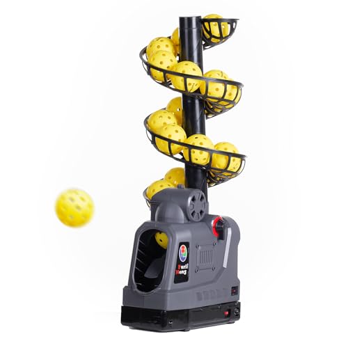 Pickleball Machine for Beginners - Adjustable Ball Launcher & Practice