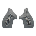VZ Grips High Horn J-Frame Grip for S&W 632 642 Models - Black Gray VZ320