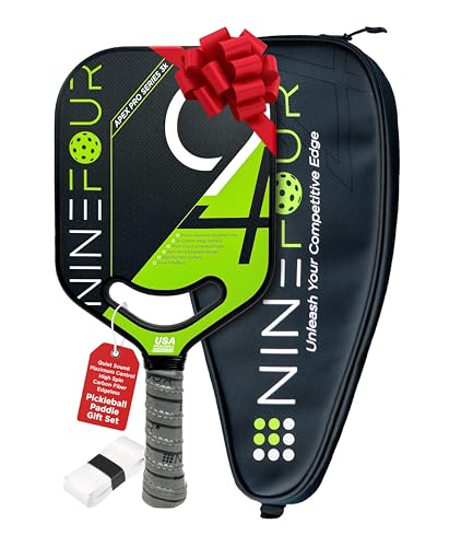 NineFour Apex Pro Series 3K Carbon Fiber Pickleball Paddle USAPA Approved High Spin Control