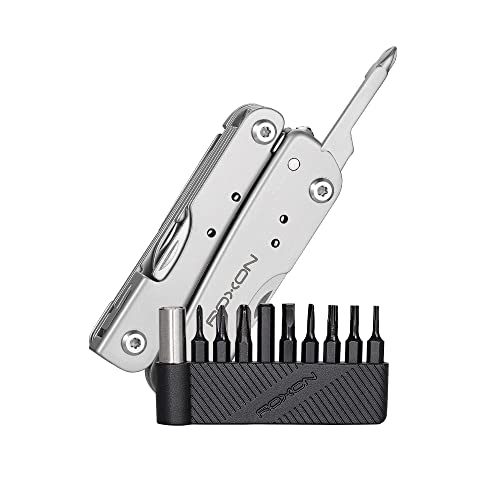 Roxon M2 Mini Multitool with Folding Scissors, 14-in-1 Pocket EDC Tool