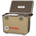 Engel 7.5 Qt Leak-Proof Hard Shell Drybox Cooler with Tan Variant