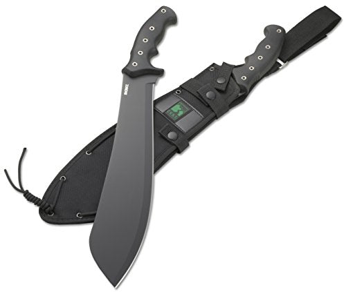 CRKT Halfachance Fixed Blade Knife with Sheath - Black, Survival Knife K920KKP