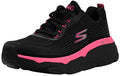 Skechers Women's Max Cushioning Elite Athletic Shoes - 8.5 Wide Black Pink