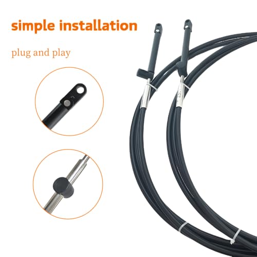14FT Watercraft Throttle and Shift Control Cable Set for Mercury Outboard Engines