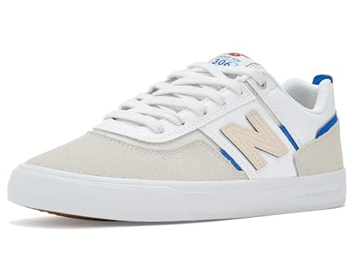New Balance Unisex 306 Jamie Foy Skateboarding Shoes - White, 12 Women / 10.5 Men