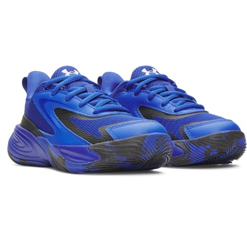 Kids Basketball Shoes Under Armour Pre School Lockdown 8 - Little Kid 3 Royal/Black/White