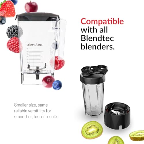 Blendtec 90oz WildSide Blender Jar - Clear, Heavy-Duty BPA-Free, 36oz Capacity