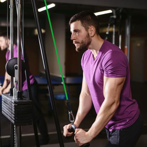 Resistance Tube Bands - Stackable, 10 lbs Yellow Latex Exercise Band
