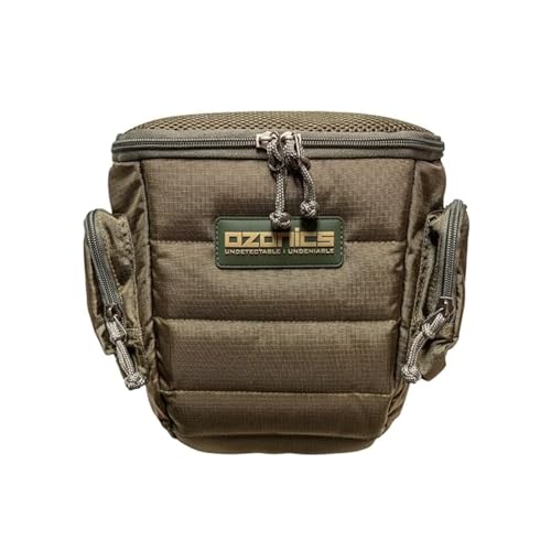 Ozonics SG-BAG2 Green Carry Bag for HR230/HR300/HR500 Ozone Generators, Lightweight Travel Case with Pouches
