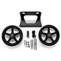 Heavy-Duty Cooler Cart Kit with 12-Inch Wheels & Straps - White