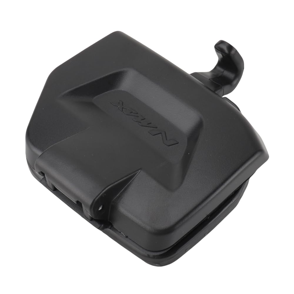 Scooter Accessories Front Storage Box Cover for NMAX N-MAX 155 125 NMAX155 NMAX125 V3 2025-2026, ABS Plastic Tool Case Lid Upgraded Left Side Pocket Cover Cap, Direct Fit Replacement (Black)