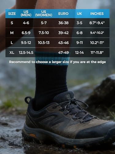 DexShell Waterproof Over-the-Ankle Socks - Large Jet Black Grey
