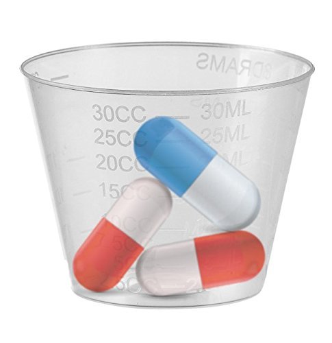 Oakridge 1 Ounce Plastic Medicine Cups Case of 5000 – Disposable Liquid Measuring Cups