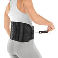 Adjustable Lumbar Support Belt for Lower Back Pain Relief, Fits 28-60" Waist