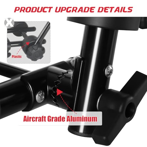 Folding 1 Pair Kayak Roof Rack - Heavy Duty Adjustable Roof Carrier for Canoes & Surfboards