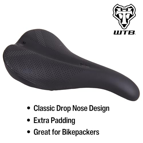 WTB Pure Mountain Bike Saddle Steel Rail Extra Padding All-Day Comfort