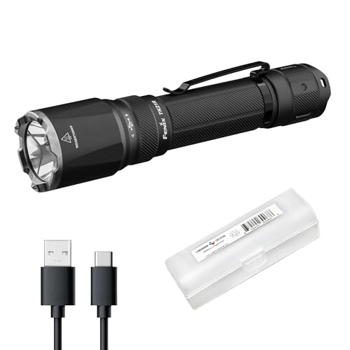 High Lumen Tactical Flashlight 3600 Lumens USB-C Rechargeable Waterproof Compact