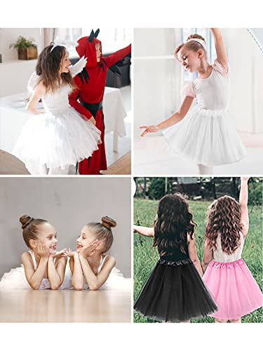 Girls Sparkle Tutu Dress for Toddlers 2-8 Years Pink Purple Blue Variation