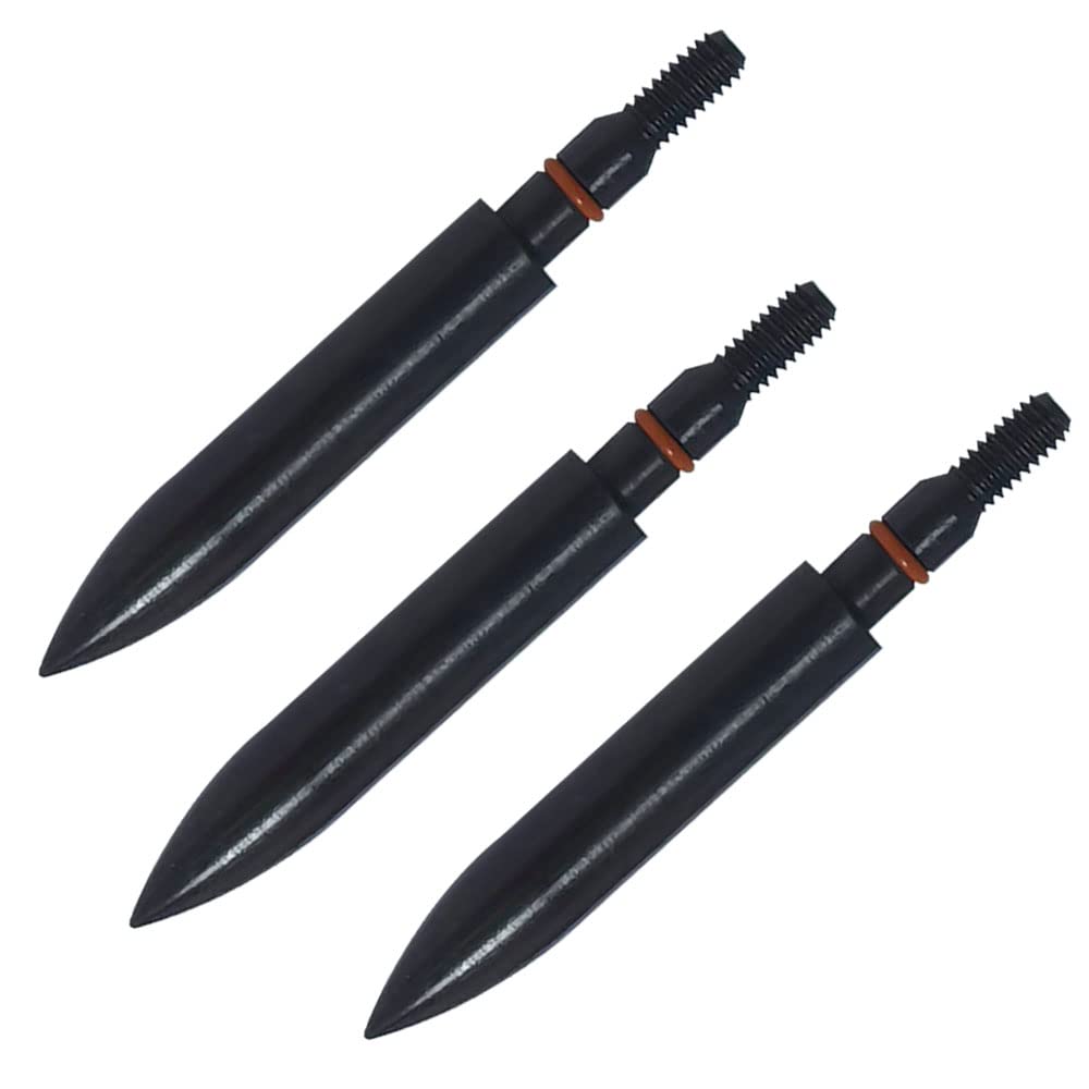 Field Points arrowheads 250 Grains Archery Field Points, 5/16" Steel Screw in Archery Field Tips and Broadheads (1 Dozen 12 PCS)