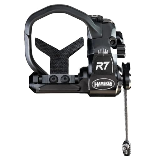 Right Hand Arrow Rest for Archery Bows - Black, Compatible with Integrate
