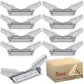 8 Pack Pontoon Wing Brackets for Boat Trailer Support Heavy Duty Galvanized Metal