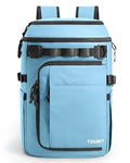 TOURIT Slate Blue Backpack Cooler with 38 Cans, Dual Insulated Compartments